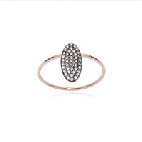 Anello Burato Uomo in Oro rosa Diamante 0.22 Ct CD615 - CD615-52